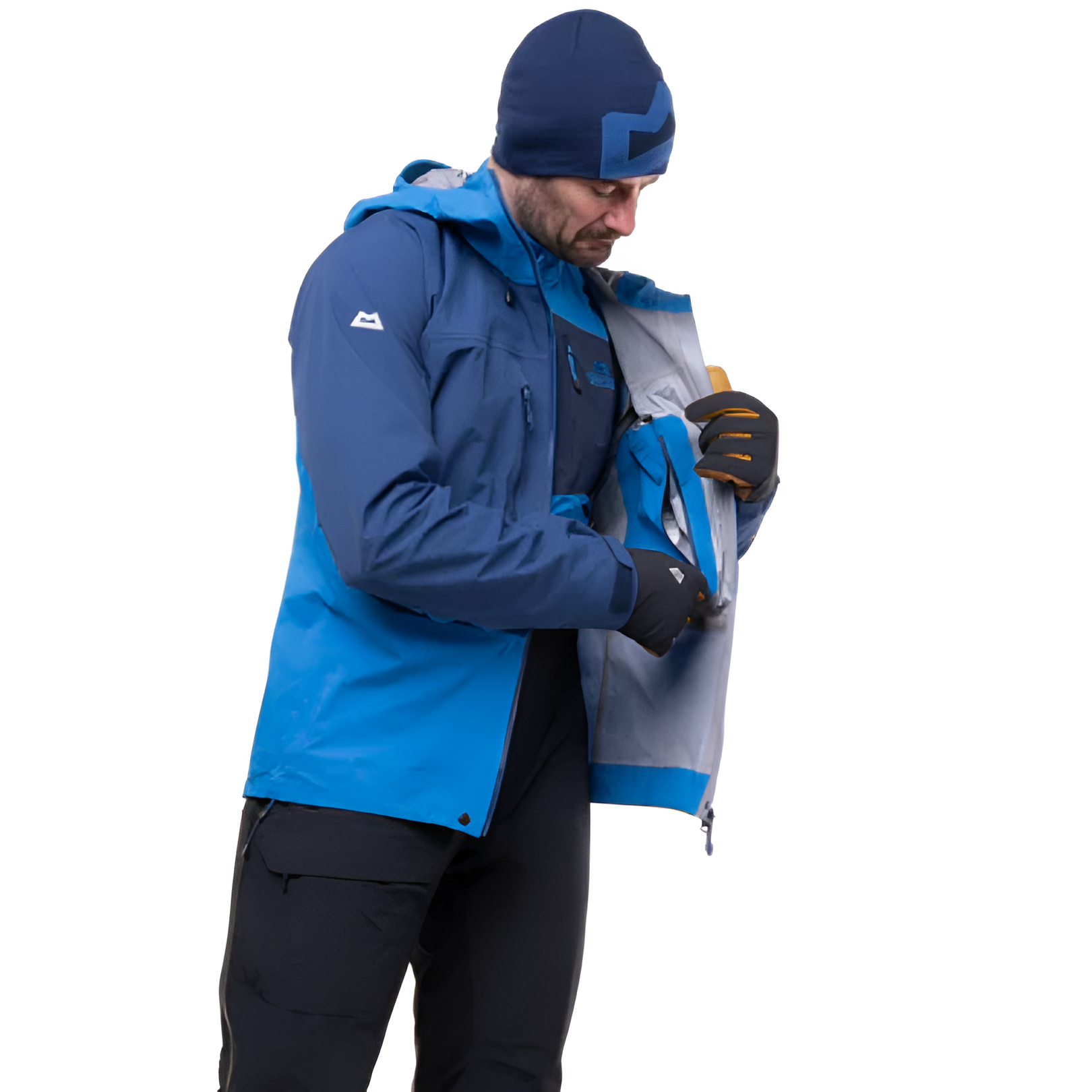 Mountain Equipment Orion Men's Jacket in Atlantic/Admiral - Inner Zipped Pocket