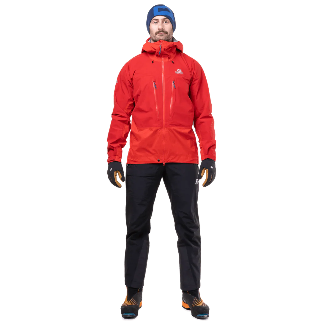 Mountain Equipment Orion Men's Jacket in Chili/Crimson - Back Fit