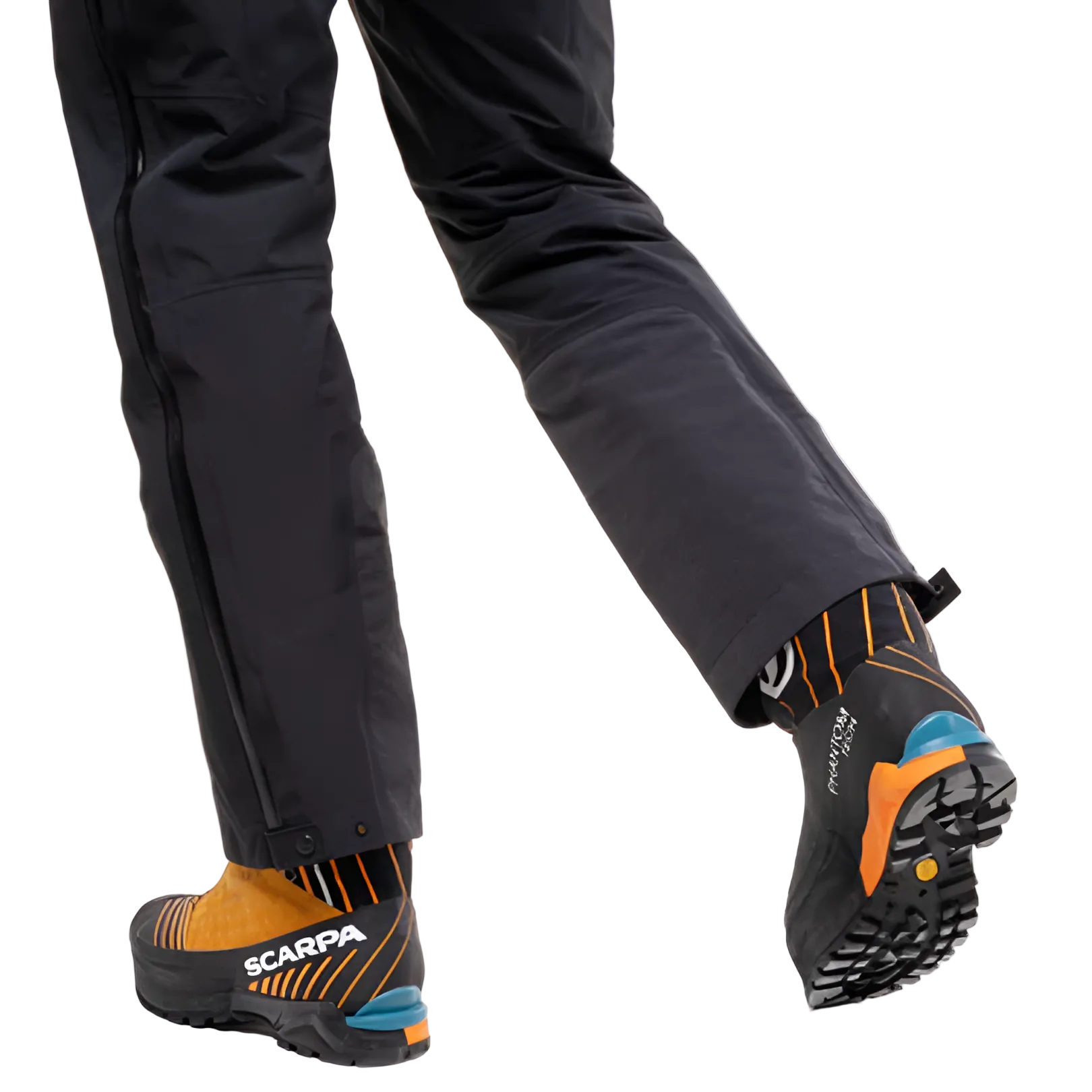 Mountain Equipment Orion Men's Pant in Black - Hem Detail