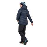 Mountain Equipment Paiyu Women's Jacket in Cosmos - Side On Model