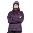 Mountain Equipment Paiyu Women's Jacket in Nightshade - Front On Model