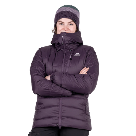Mountain Equipment Paiyu Women's Jacket in Nightshade - Front On Model