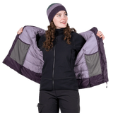 Mountain Equipment Paiyu Women's Jacket in Nightshade - Open Front On Model