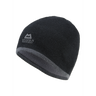 Mountain Equipment Plain Knitted Beanie in Black/Shadow - Front