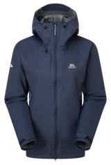 Mountain Equipment Raintower Women's Jacket in Cosmos - Front flat lay