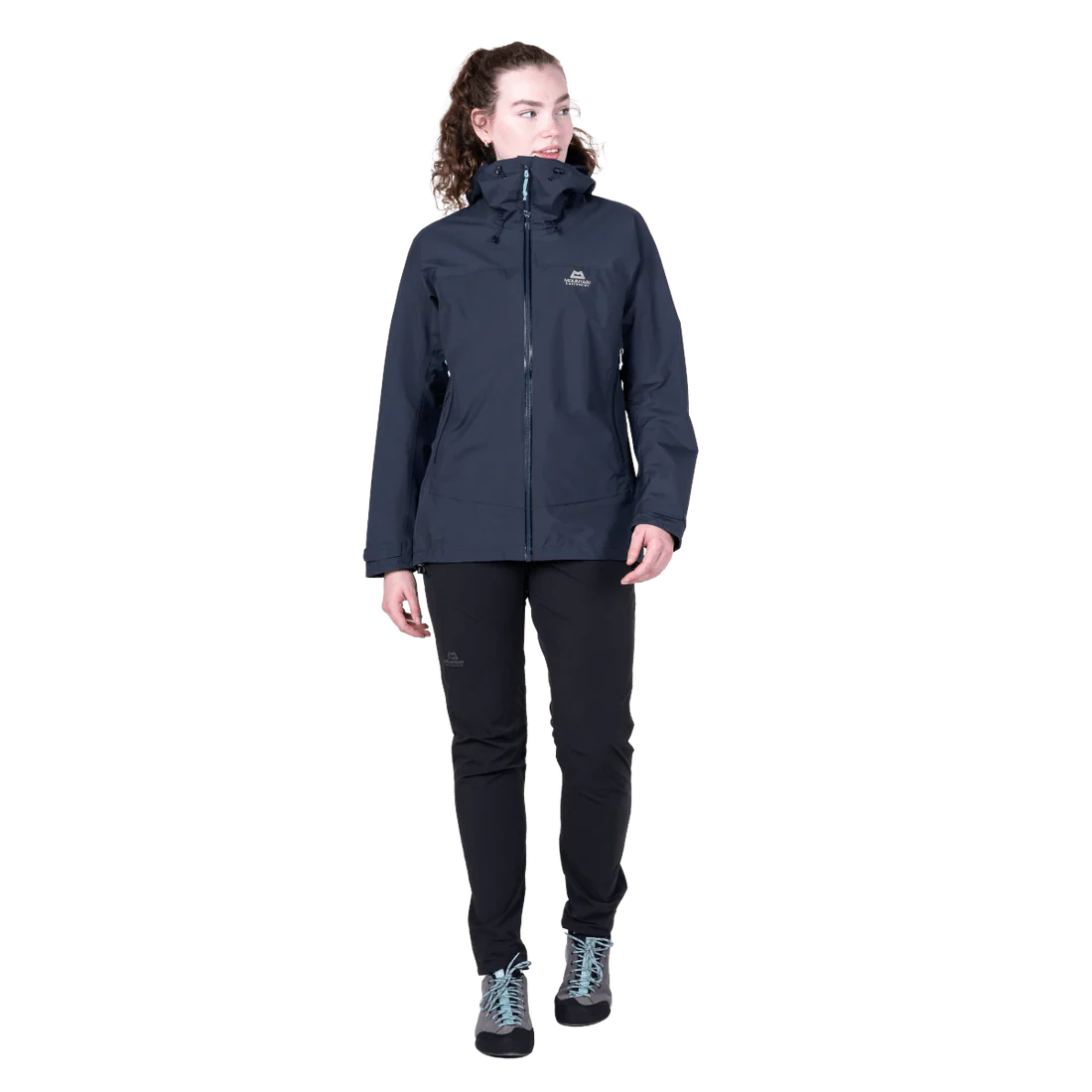 Mountain Equipment Raintower Women's Jacket in Cosmos - Front model view