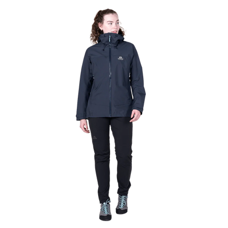 Mountain Equipment Raintower Women's Jacket in Cosmos - Front model view