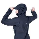 Mountain Equipment Raintower Women's Jacket in Cosmos - Hood adjustment model view alternate