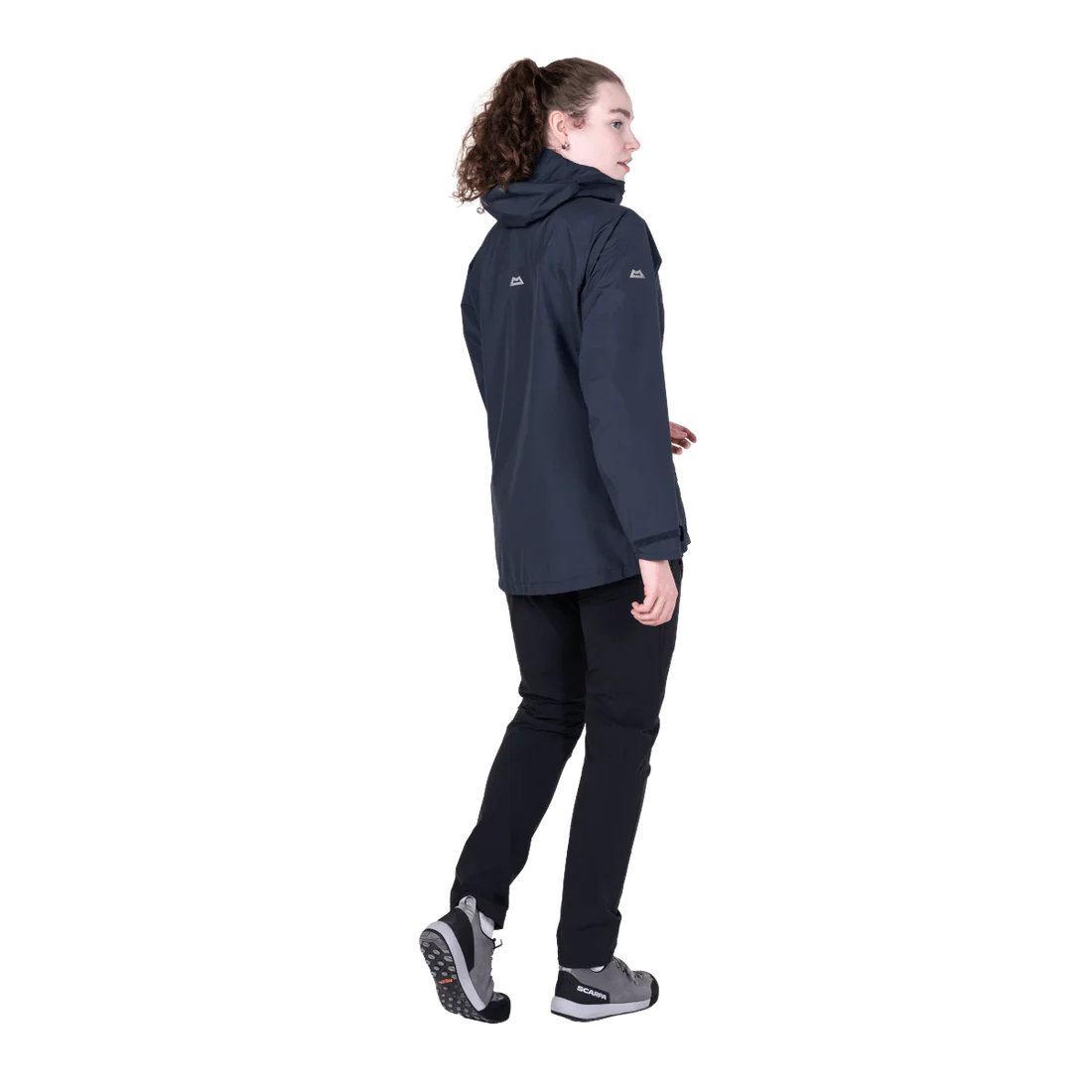 Mountain Equipment Raintower Women's Jacket in Cosmos - Side model view alternate