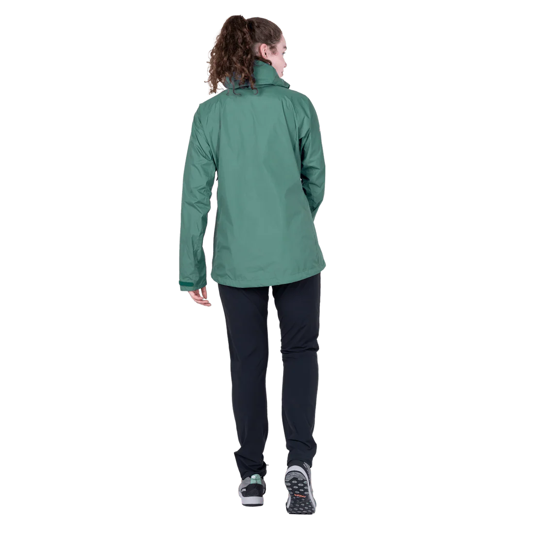 Mountain Equipment Raintower Women's Jacket in Sea Pine - Front model view alternate