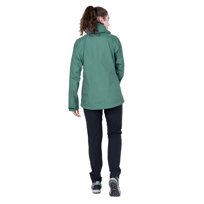 Mountain Equipment Raintower Women's Jacket in Sea Pine - Front model view alternate