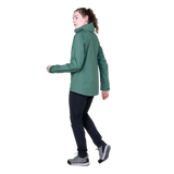 Mountain Equipment Raintower Women's Jacket in Sea Pine - Side model view