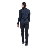Mountain Equipment Redline LS Women's Tee in Cosmos Stripe/Cosmos - On Model Back