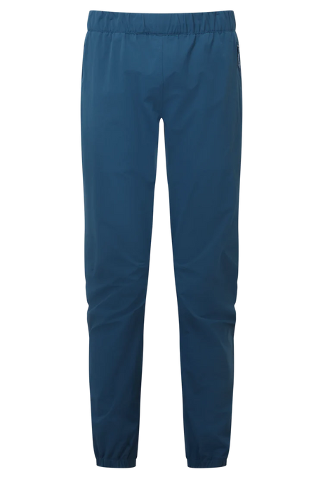 Mountain Equipment Sella Women's Pant in Majolica Blue - Front flat lay