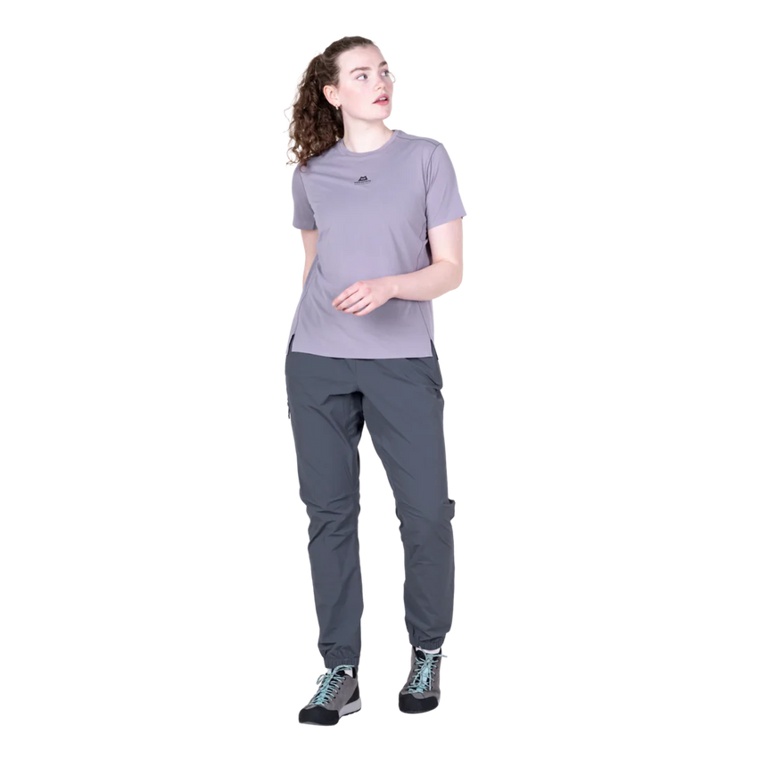 Mountain Equipment Sella Women's Pant in Ombre Blue - Back model view
