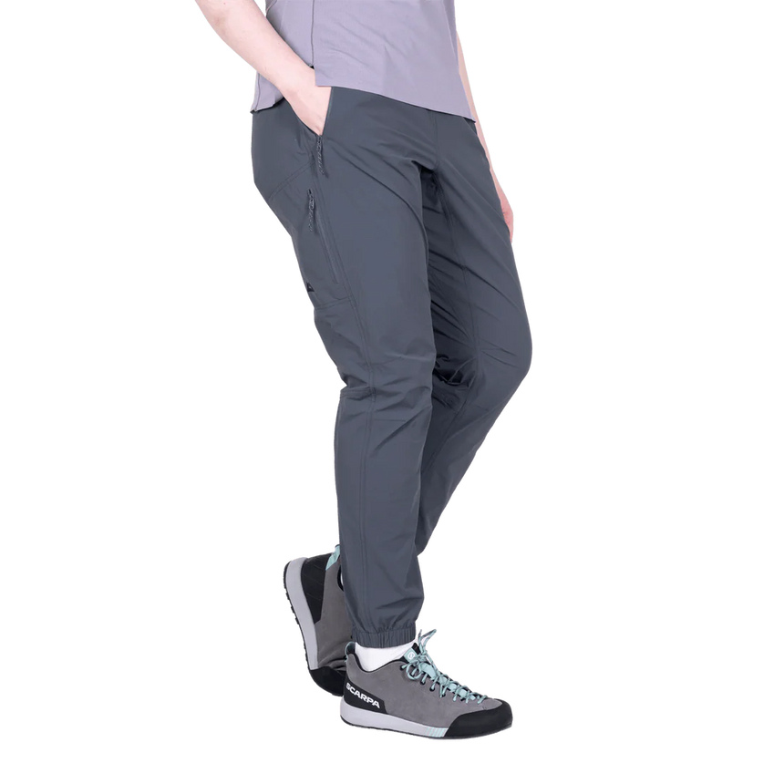 Mountain Equipment Sella Women's Pant in Ombre Blue - Pocket detail