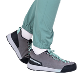 Mountain Equipment Sella Women's Pant in Sea Pine - Elasticated hem detail