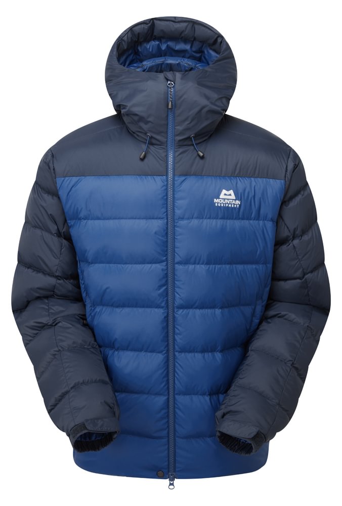 Mountain Equipment Senja Men's Down Jacket in Admiral/Cosmos - Front Product Shot