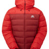 Mountain Equipment Senja Men's Down Jacket in Merlot/Chili - Front Product Shot