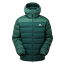 Mountain Equipment Senja Men's Down Jacket in Pine/Fern - Front Product Shot
