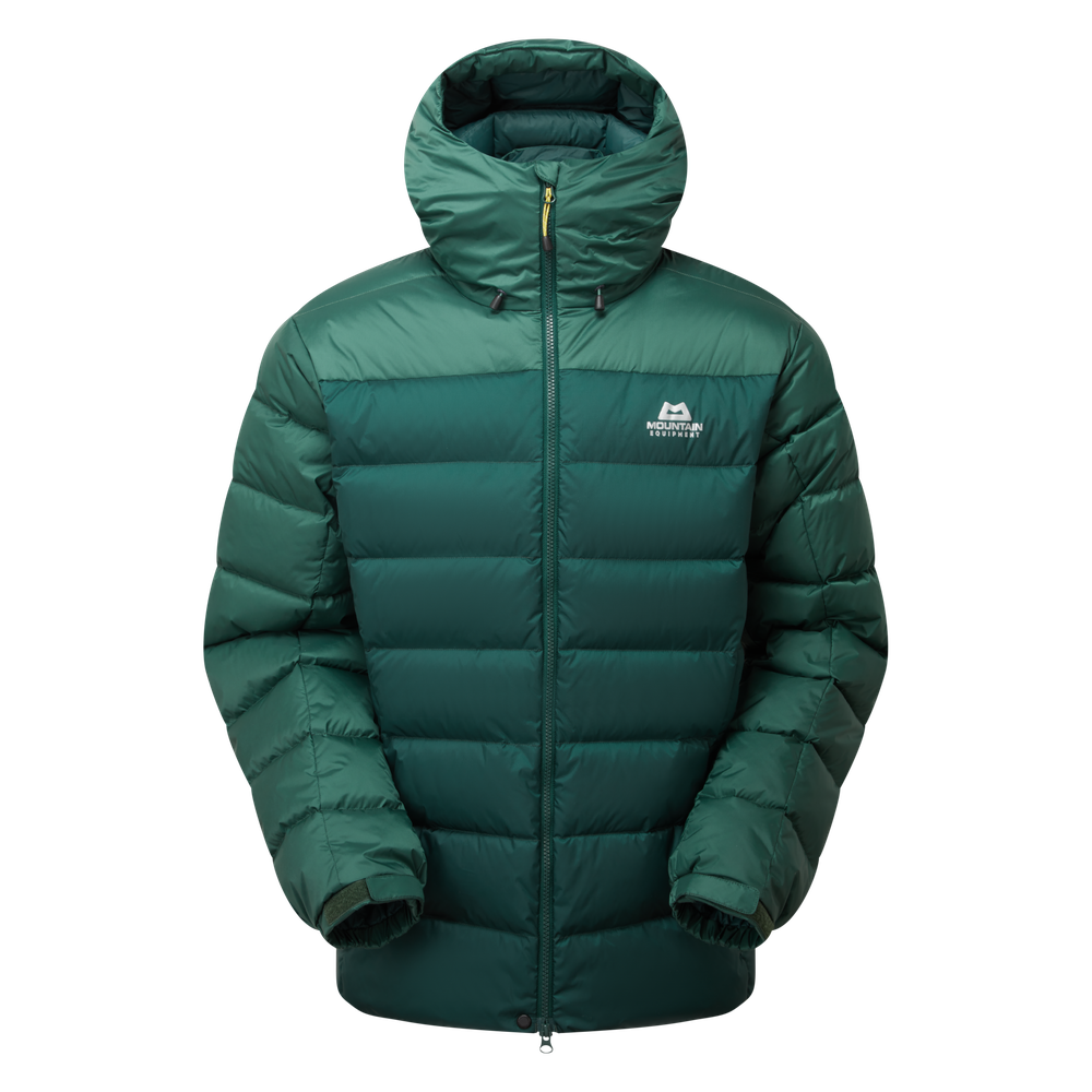 Mountain Equipment Senja Men's Down Jacket in Pine/Fern - Front Product Shot