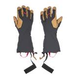 Mountain Equipment Serac Gauntlet in Black/Tan - Front Pair