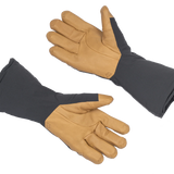 Mountain Equipment Serac Gauntlet in Black/Tan - Wrist Detail