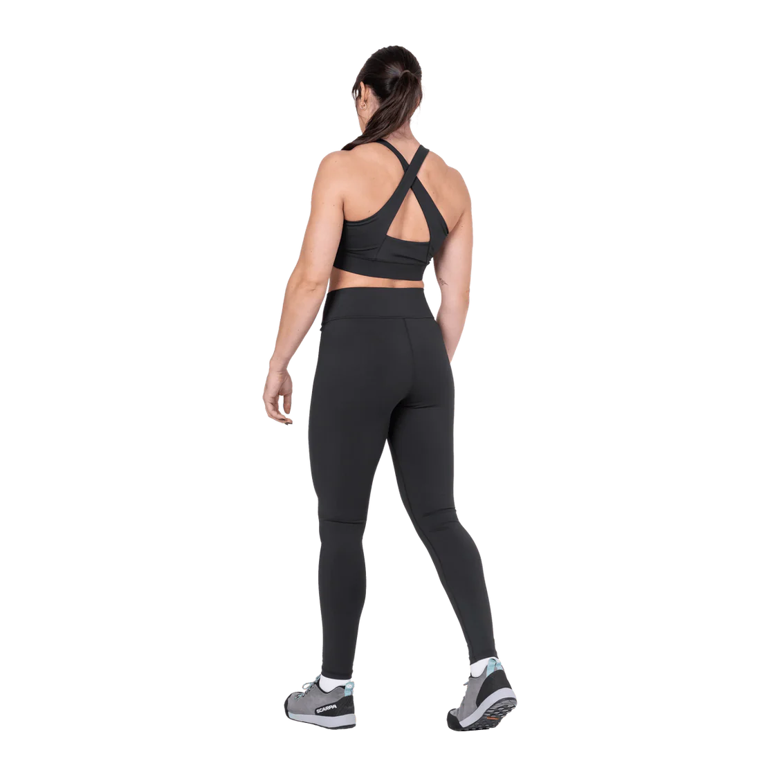 Mountain Equipment Sereno Women's Legging in Black - Back model view