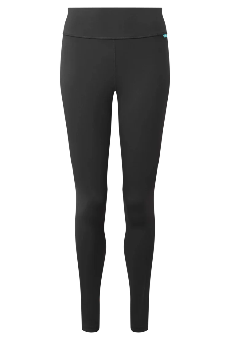 Mountain Equipment Sereno Women's Legging in Black - Front flat lay
