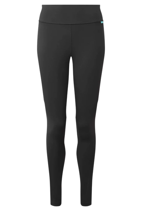 Mountain Equipment Sereno Women's Legging in Black - Front flat lay