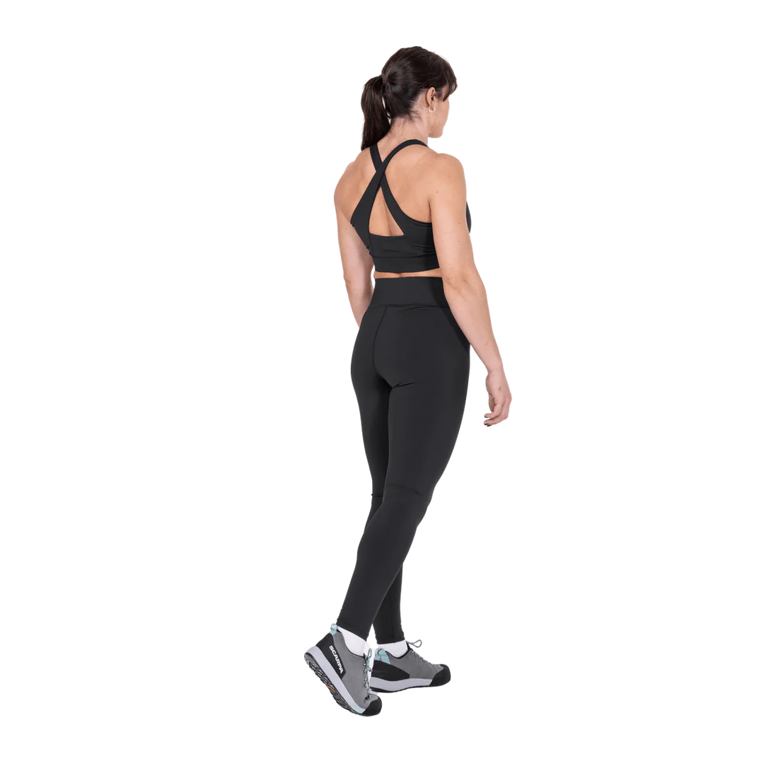 Mountain Equipment Sereno Women's Legging in Black - Side model view alternate