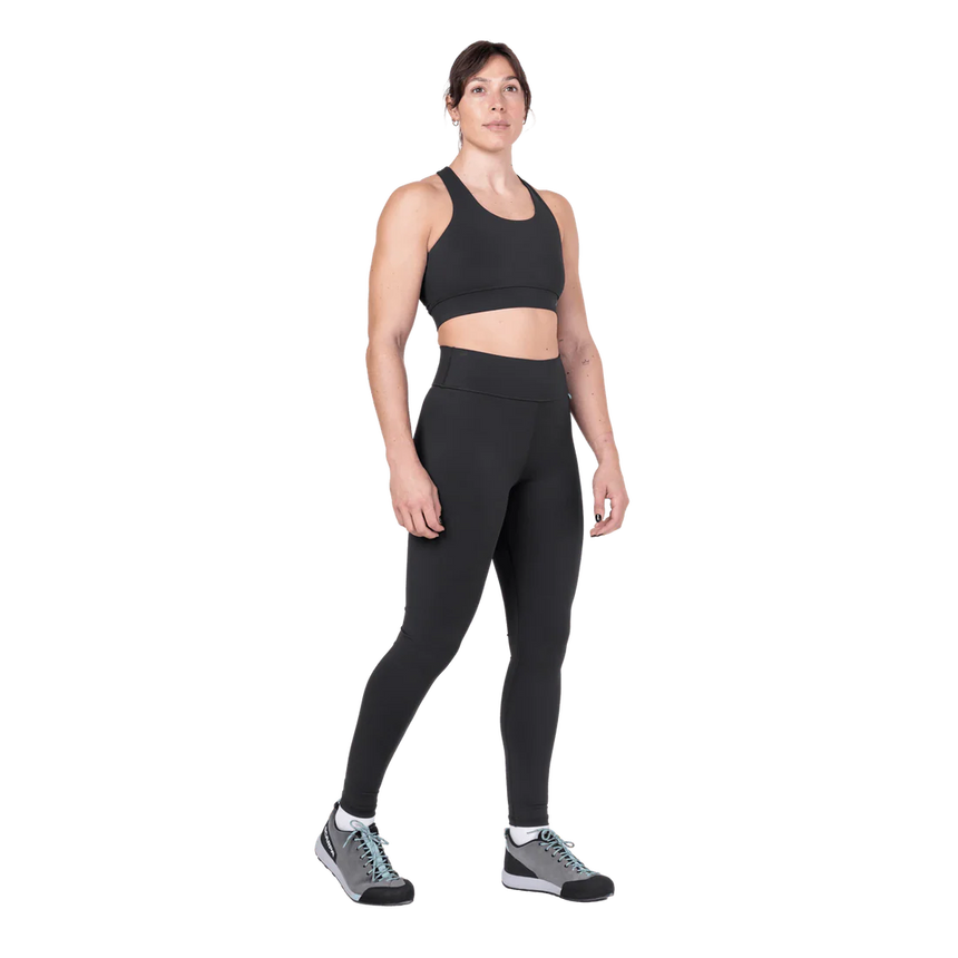 Mountain Equipment Sereno Women's Legging in Black - Side model view