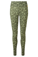 Mountain Equipment Sereno Women's Legging in Buckthorn Print - Front flat lay