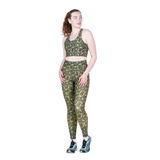 Mountain Equipment Sereno Women's Legging in Buckthorn Print - Front full length model view