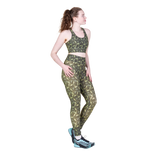 Mountain Equipment Sereno Women's Legging in Buckthorn Print - Side model view alternate