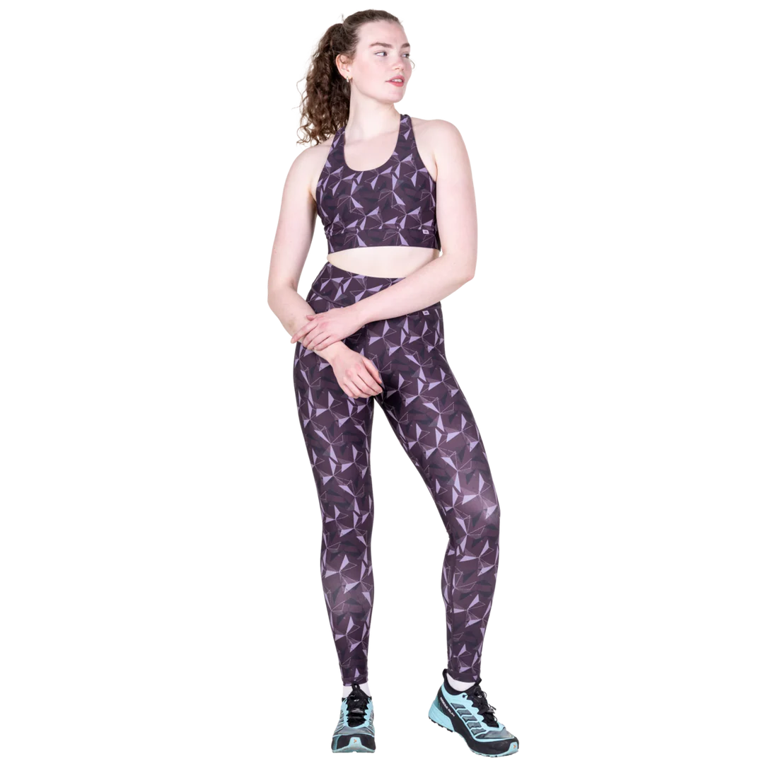 Mountain Equipment Sereno Women's Legging in Nightshade Print - Back model view