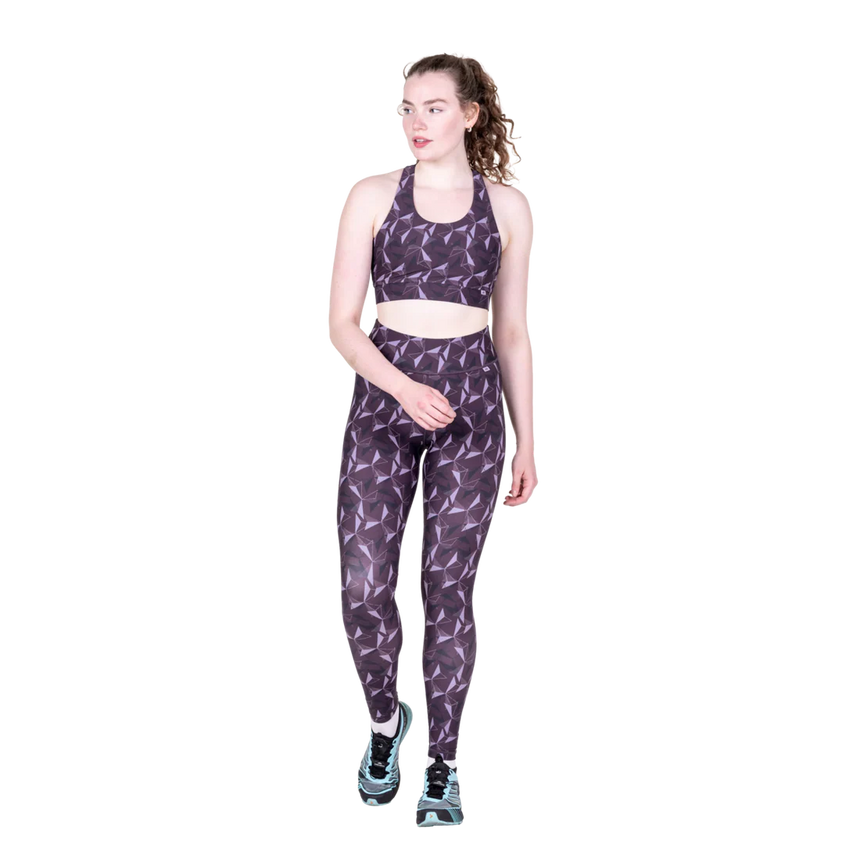 Mountain Equipment Sereno Women's Legging in Nightshade Print - Front full length model view