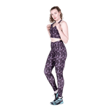 Mountain Equipment Sereno Women's Legging in Nightshade Print - Side model view 3