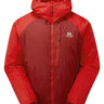 Mountain Equipment Shelterstone Men's Jacket in Chili Red/Merlot - Flat Lay Front
