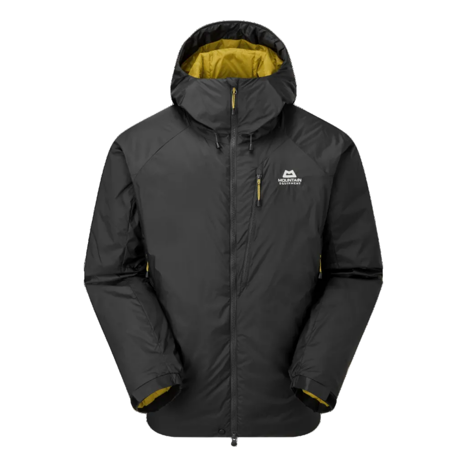 Mountain Equipment Shelterstone Men's Jacket in Obsidian - Flat Lay Front