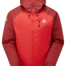 Mountain Equipment Shelterstone Women's Jacket in Chili Red/Merlot - Flat Lay Front