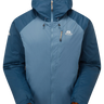 Mountain Equipment Shelterstone Women's Jacket in Stellar/Majolica - Flat Lay Front