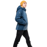 Mountain Equipment Shelterstone Women's Jacket in Stellar/Majolica - On Model Walking Side