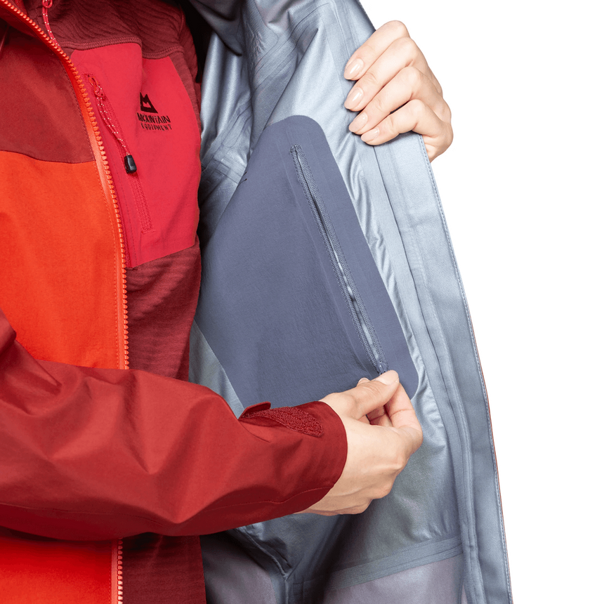 Mountain Equipment Shigri GORE-TEX Women's Jacket in Chili Red/Merlot - Inner Pocket