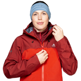 Mountain Equipment Shigri GORE-TEX Women's Jacket in Chili Red/Merlot - On Model Front Open