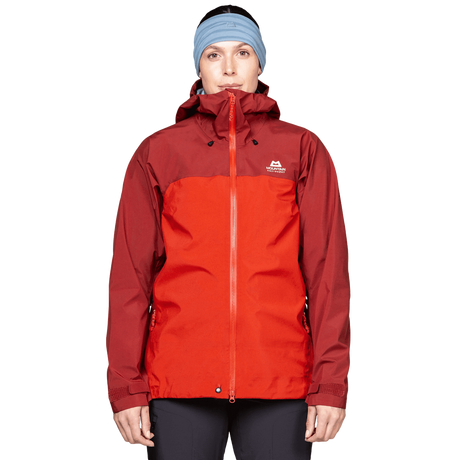 Mountain Equipment Shigri GORE-TEX Women's Jacket in Chili Red/Merlot - On Model Front