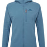 Mountain Equipment Shroud Hooded Women's Jacket in Stellar Blue - Front