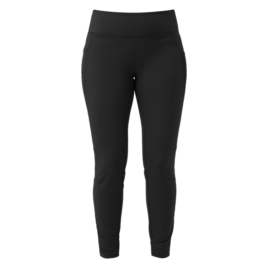 Mountain Equipment Sonica Women's Tight in Black - Front Flat