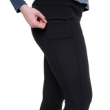 Mountain Equipment Sonica Women's Tight in Black - Pocket Detail