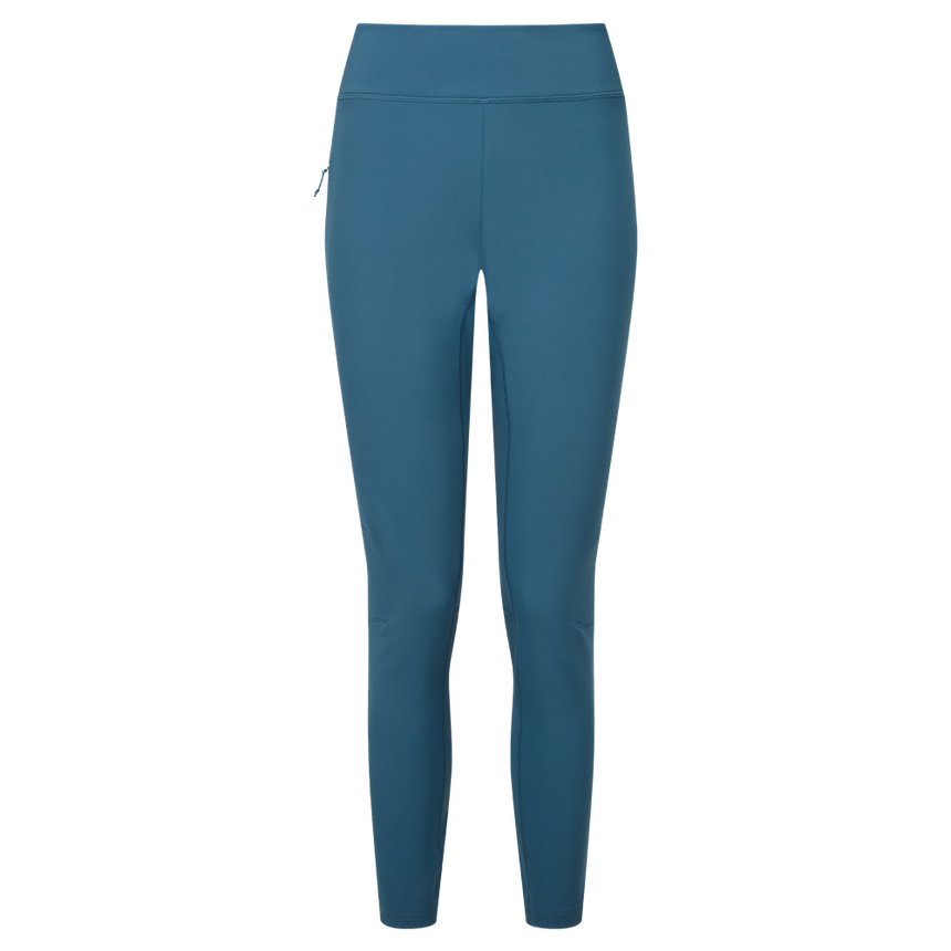 Mountain Equipment Sonica Women's Tight in Majolica Blue - Front Fit